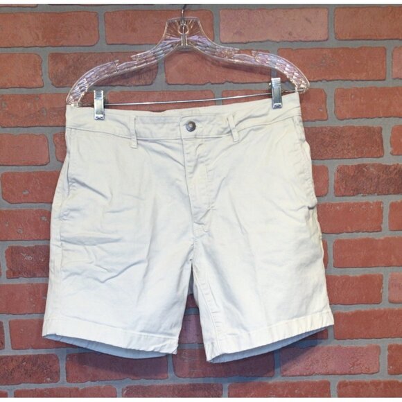 Flint & Tinder Mens Chino Shorts Size 32 Summer Preppy Neutral Khaki - Picture 1 of 8